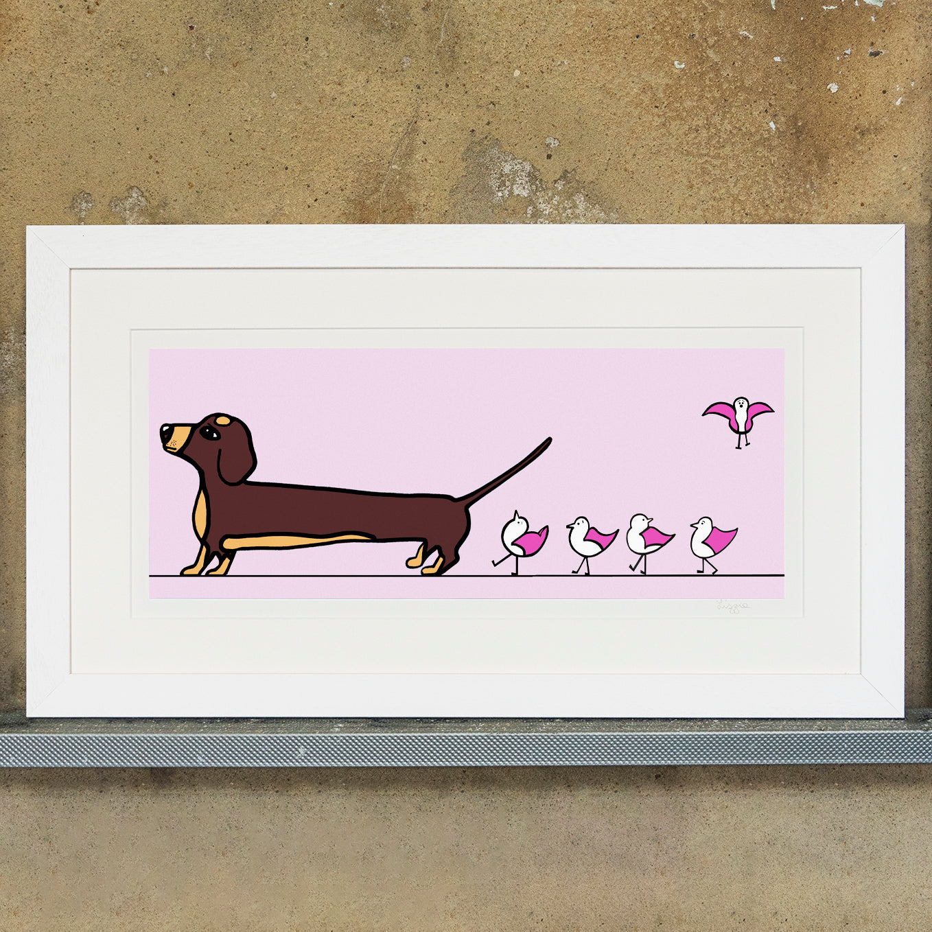 Dachshund art print hotsell