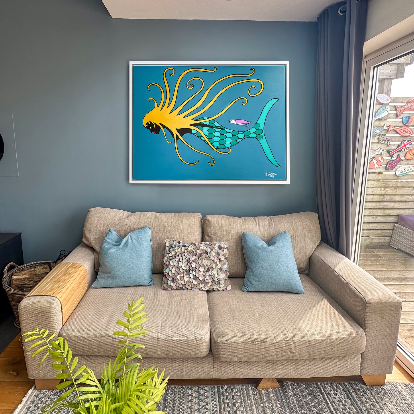 Hairy Mermaid Original SOLD