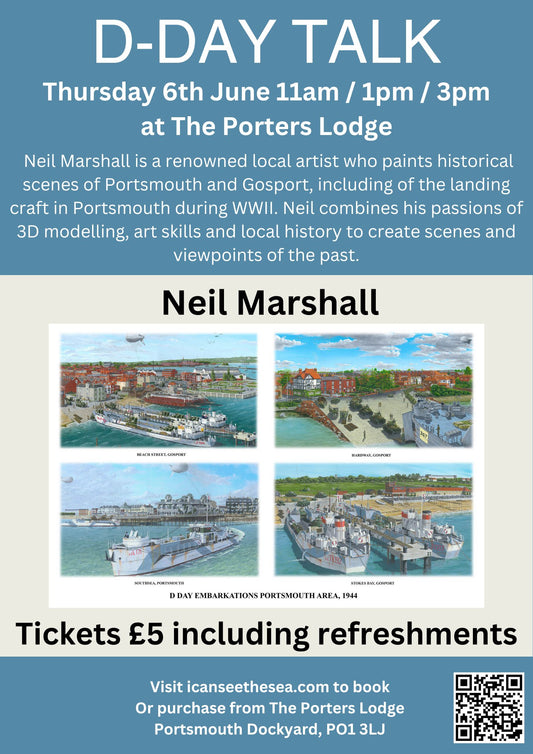 D-Day Talk by Neil Marshall Thursday 6th June 11am / 1pm / 3pm