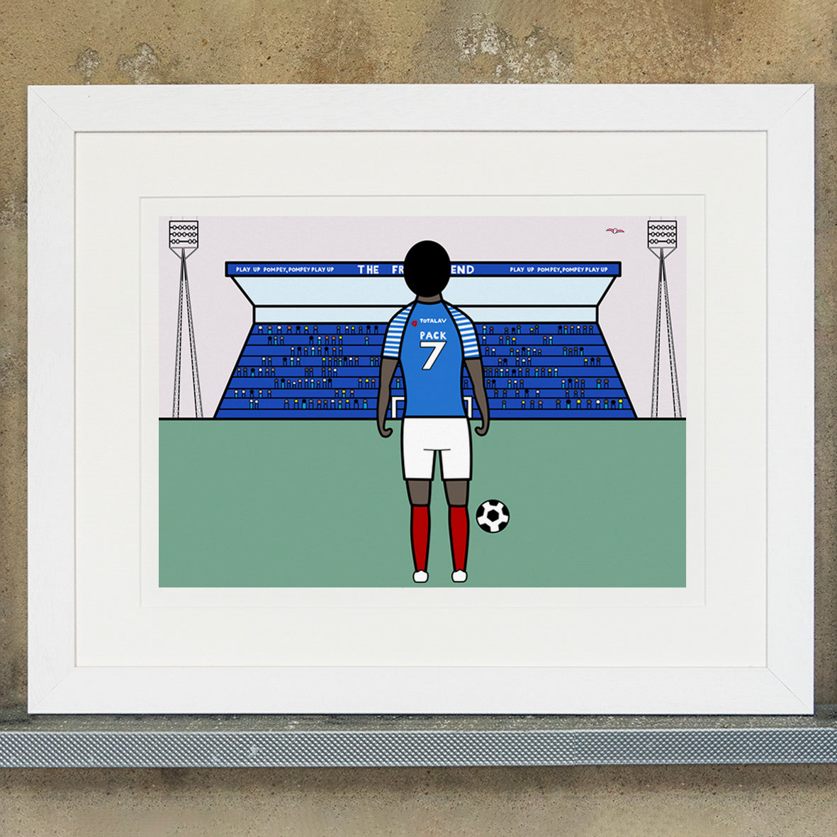 Fratton Park, Home of Portsmouth FC - Art Print