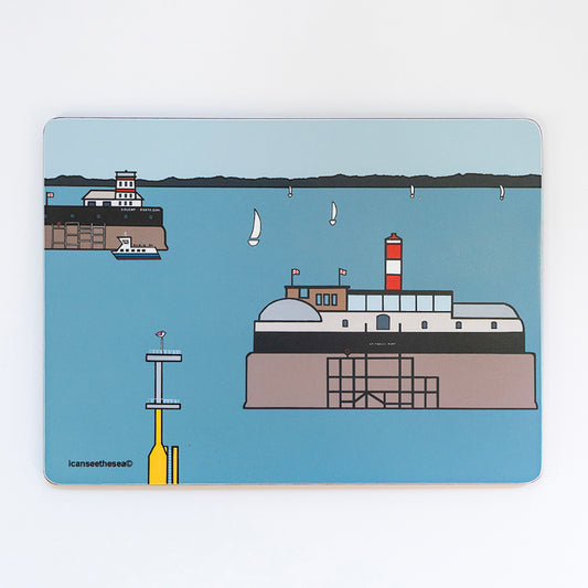 Solent Forts Placemat