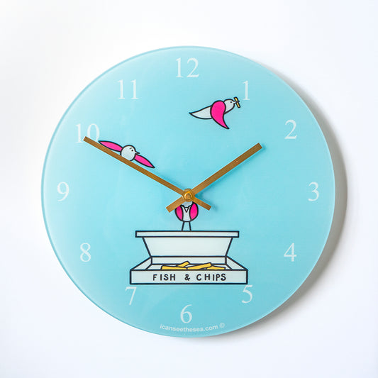 Fish & Chips Clock