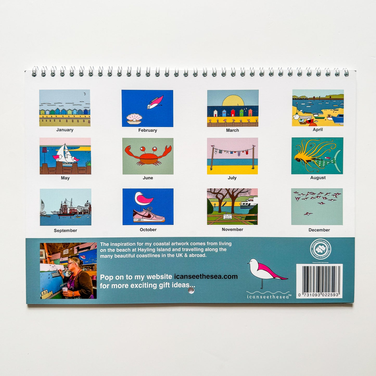 icanseethesea 2025 Calendar