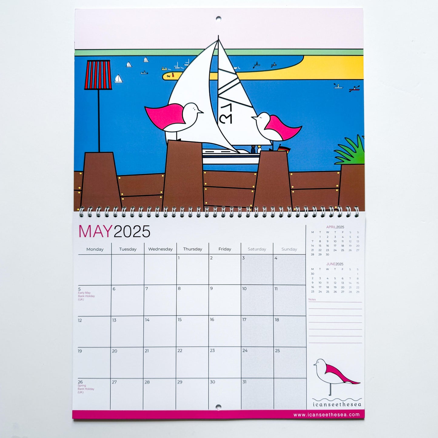 icanseethesea 2025 Calendar