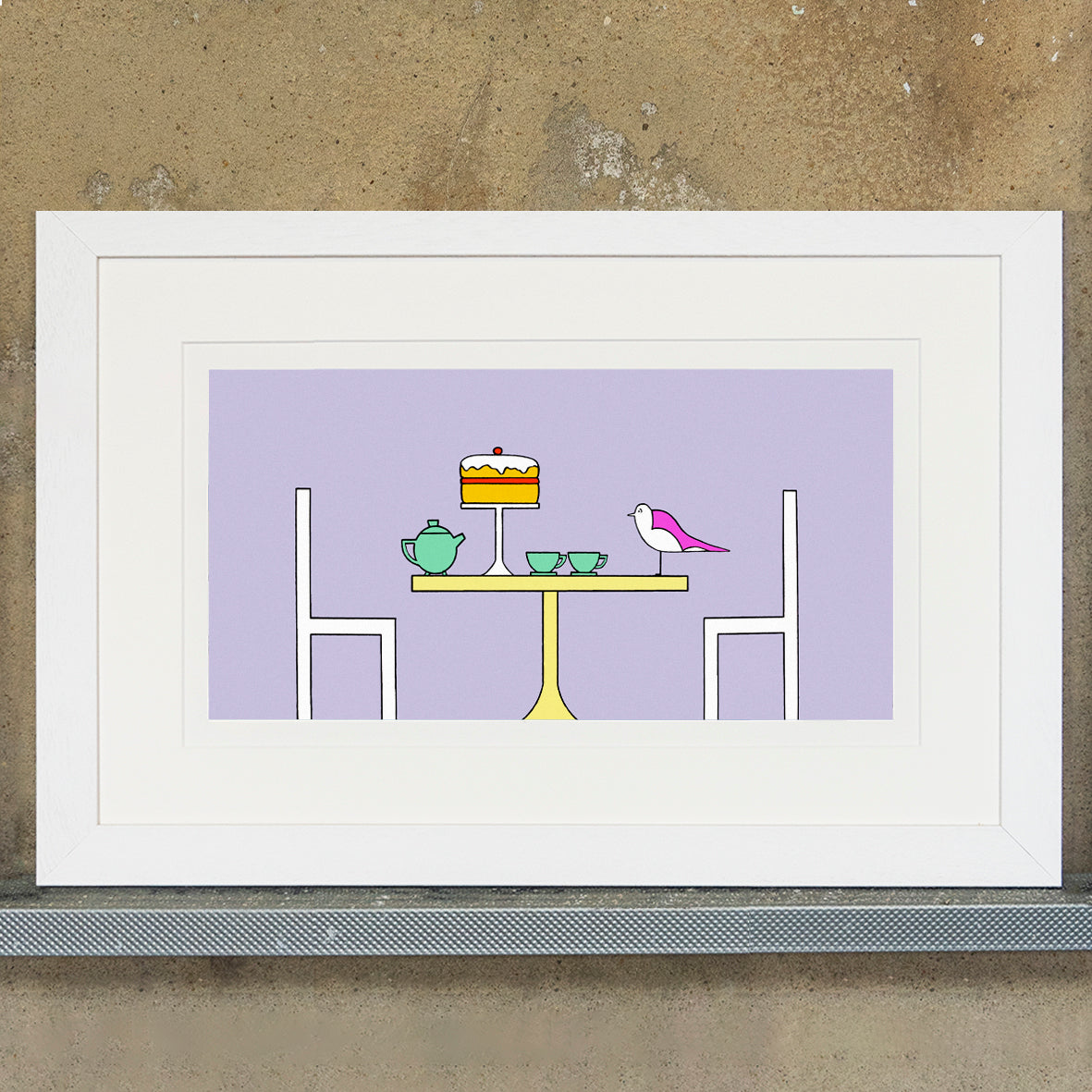 Afternoon Tea At Lyme Regis - Art Print