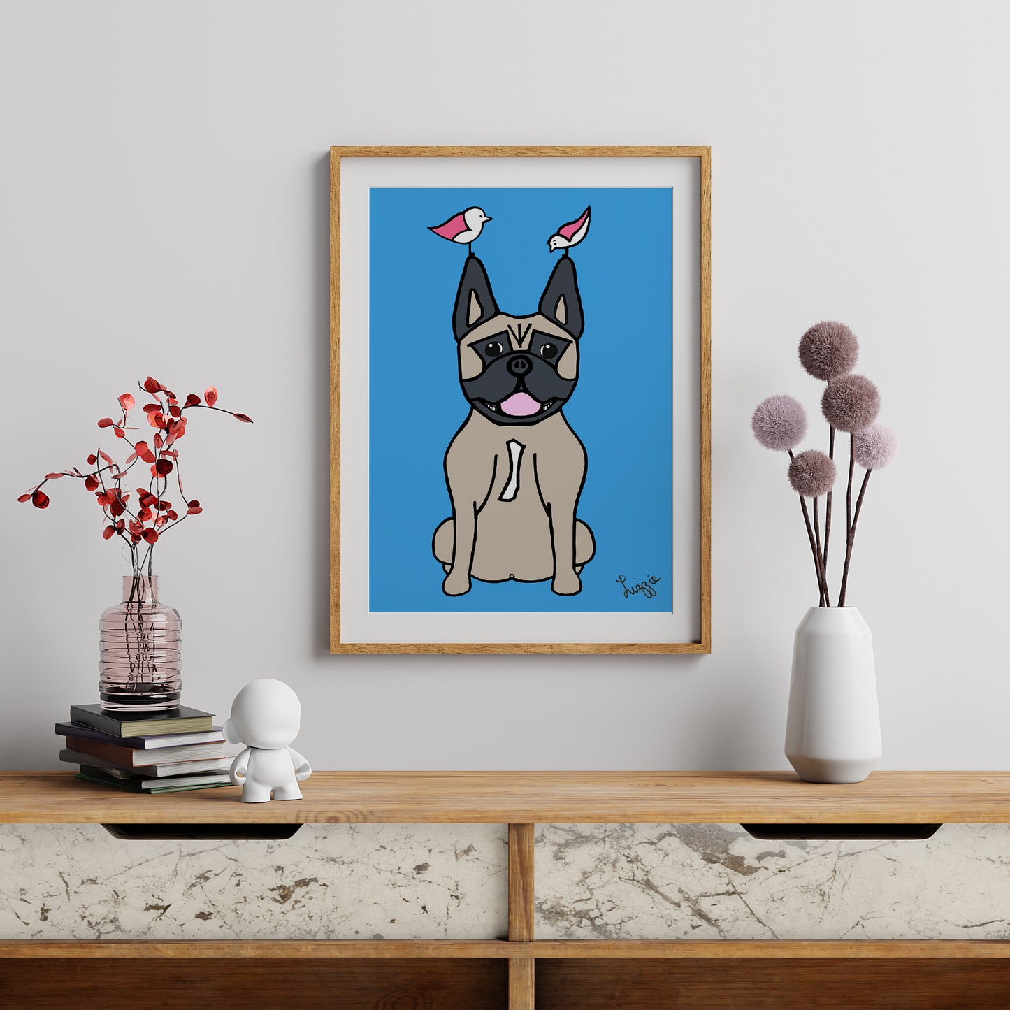 Alfie - French Bulldog - Poster