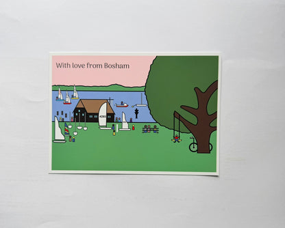 Bosham, Sailing Club , West Sussex - Postcard