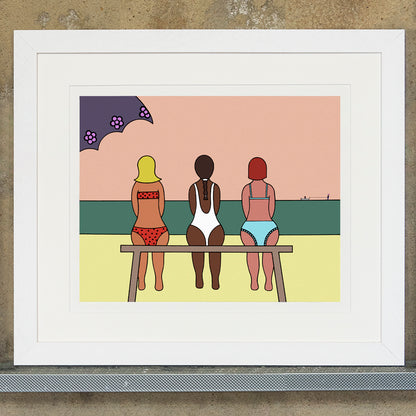 Beach Bums - Art Print