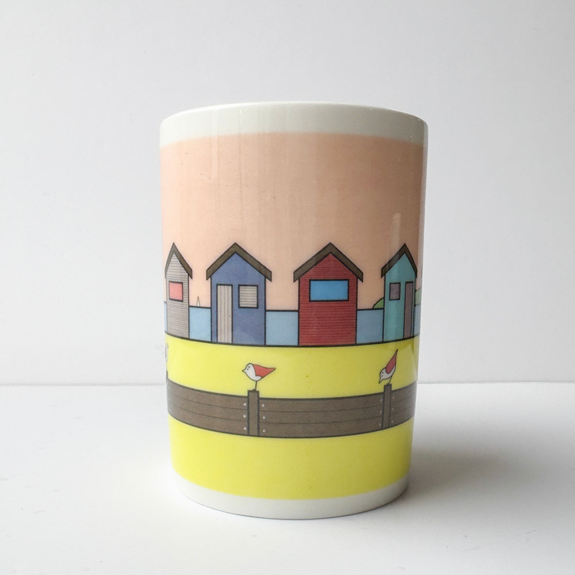 Beach Hut Parade Mug