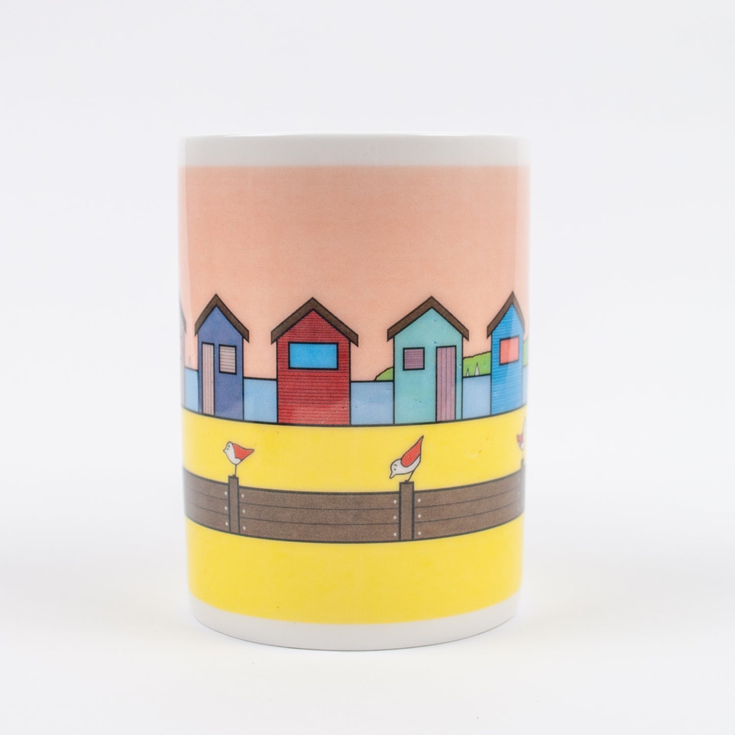 Beach Hut Parade Mug