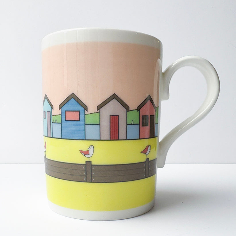 Beach Hut Parade Mug