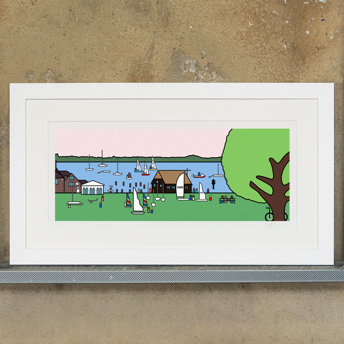 Bosham Sailing Club, West Sussex - Art Print