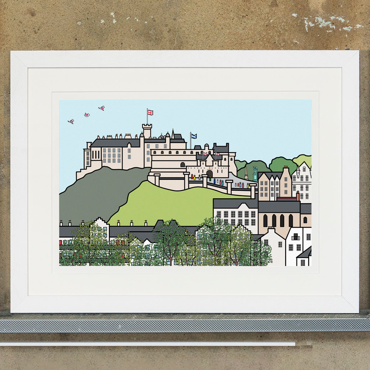 Edinburgh Castle - Scotland - Art Print