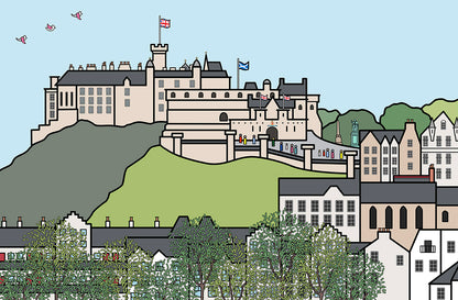 Edinburgh Castle - Scotland - Art Print