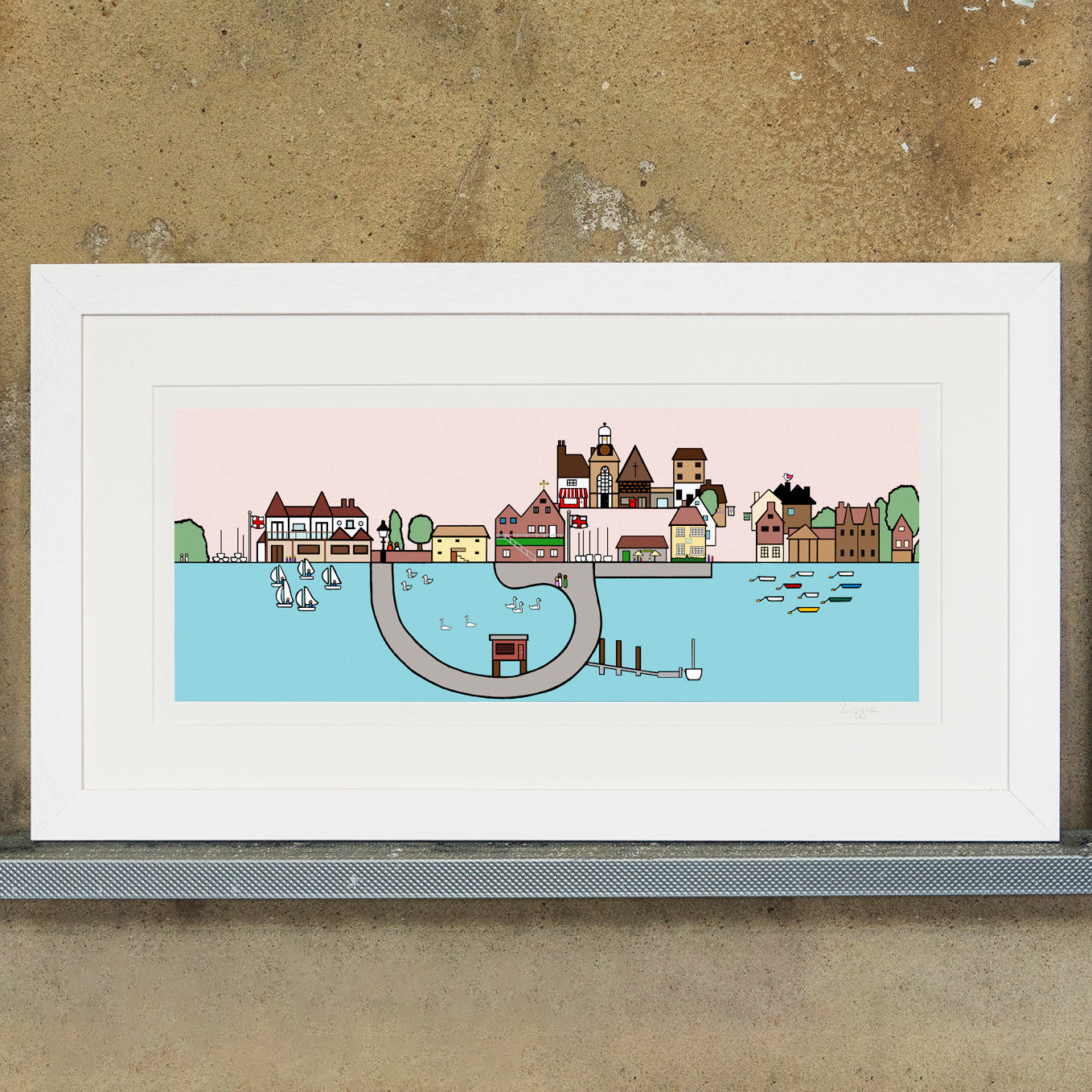 Emsworth Mill Pond - Art Print