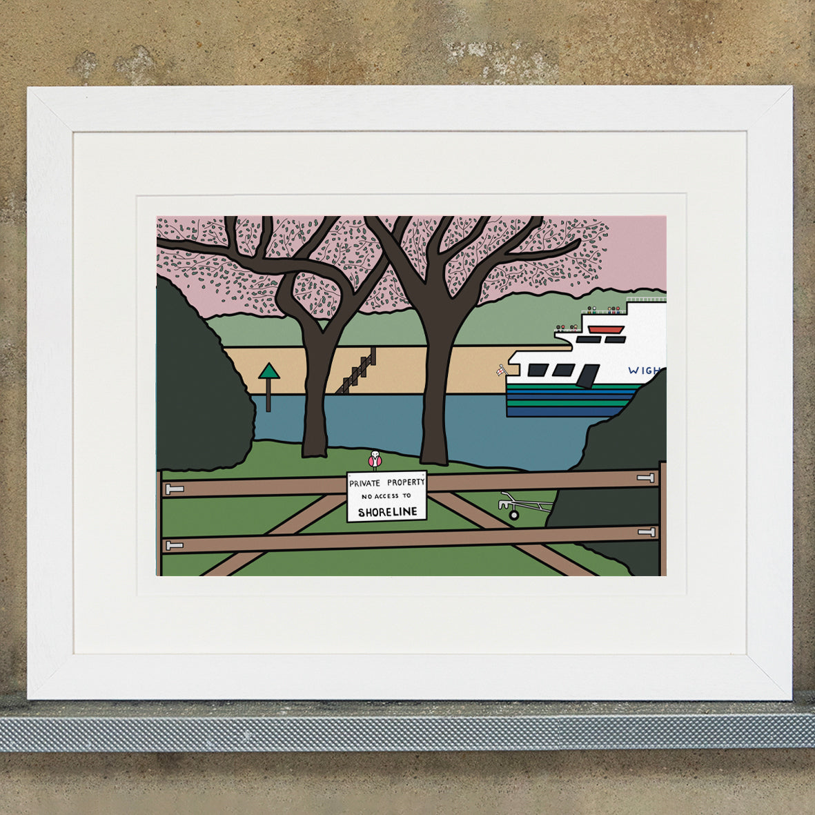 Ferry To Fishbourne - Chichester, West Sussex - Art Print