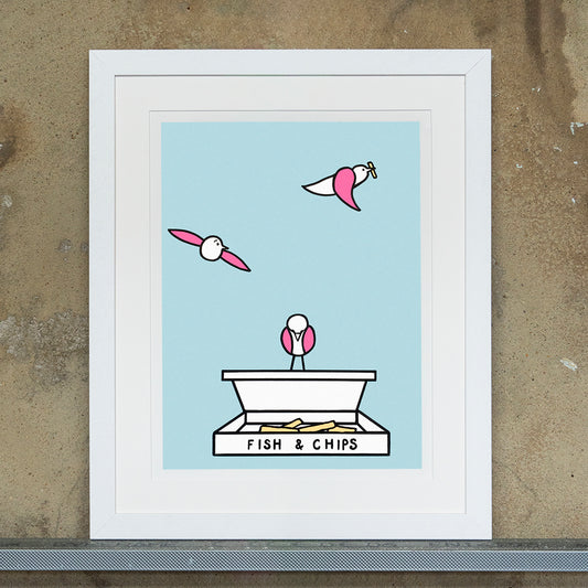 Fish & Chips - Art Print