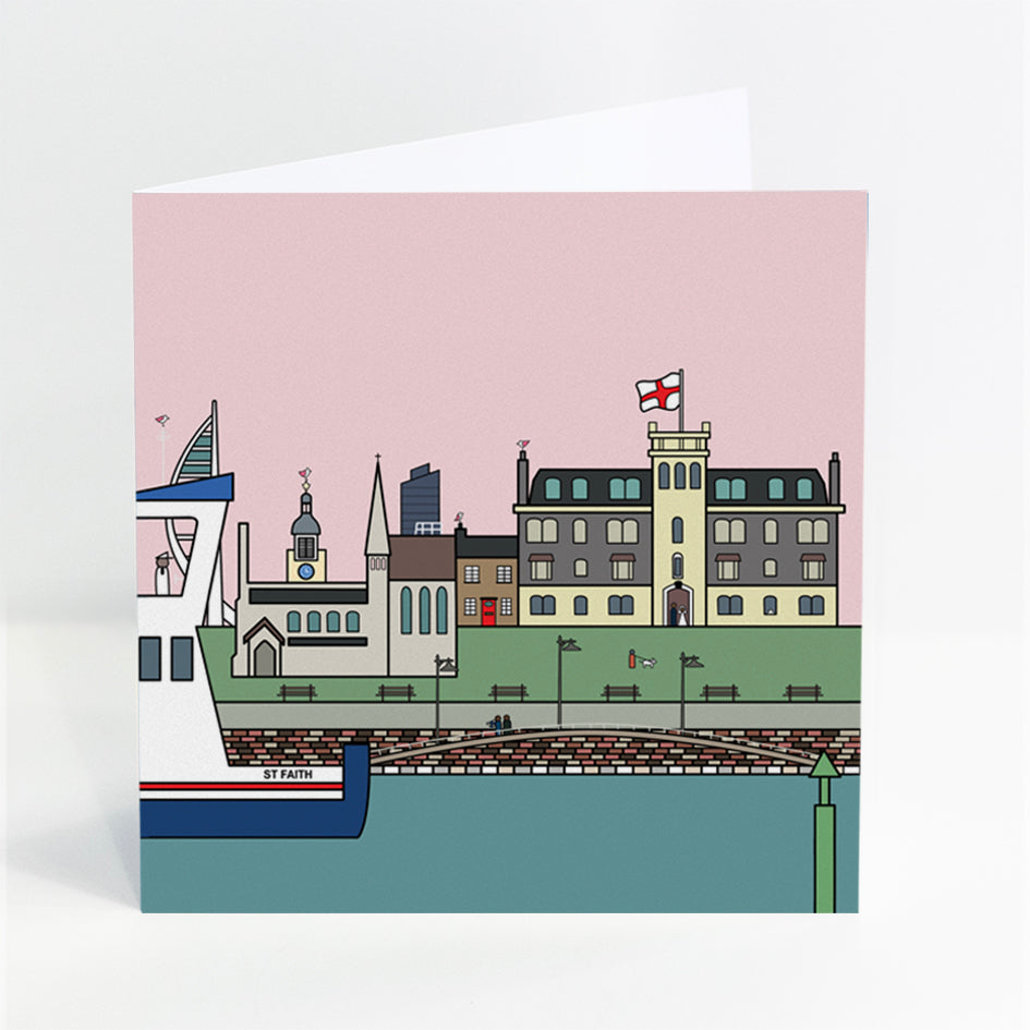 Garrison View - Portsmouth - Card