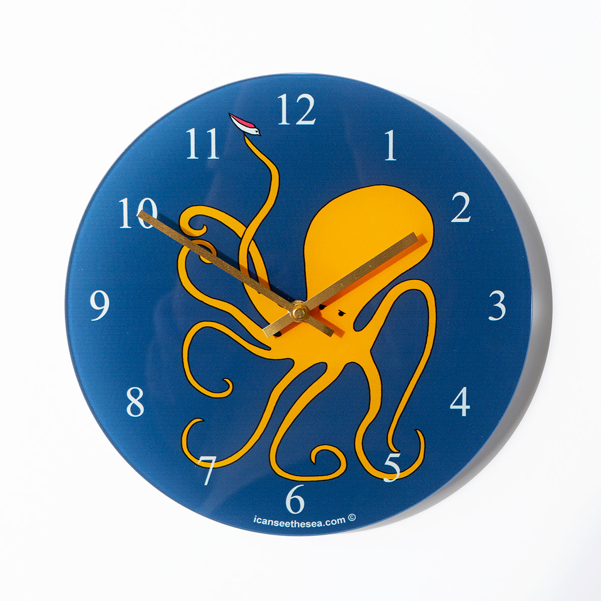 Gold Finger - Octopus - Clock