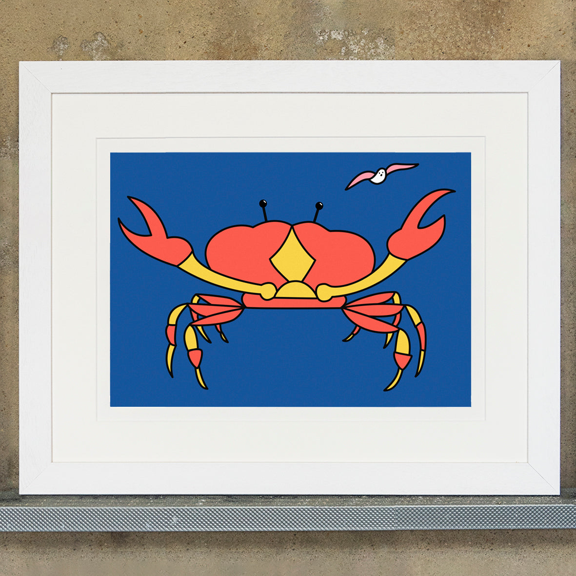 Golden Crab - Art Print