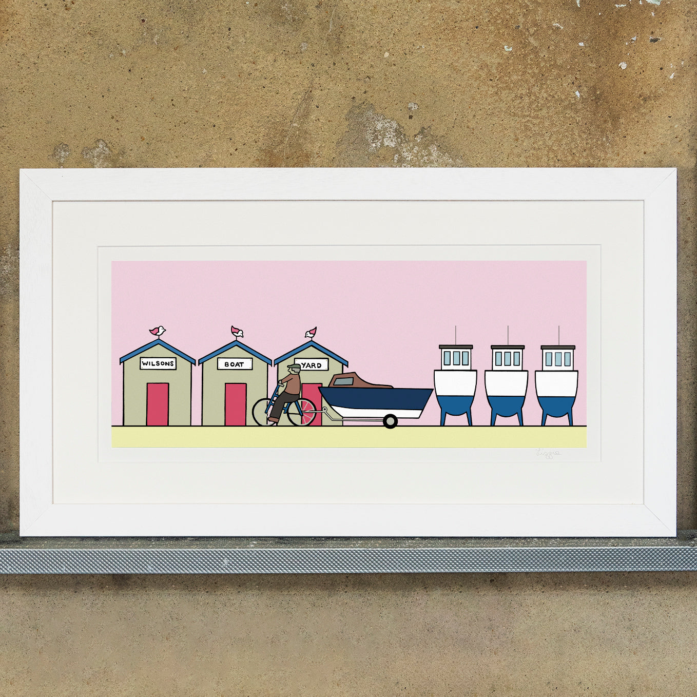 Grandad - Hayling Island - Art Print