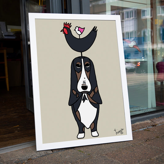 Humphrey - Basset Hound - Poster