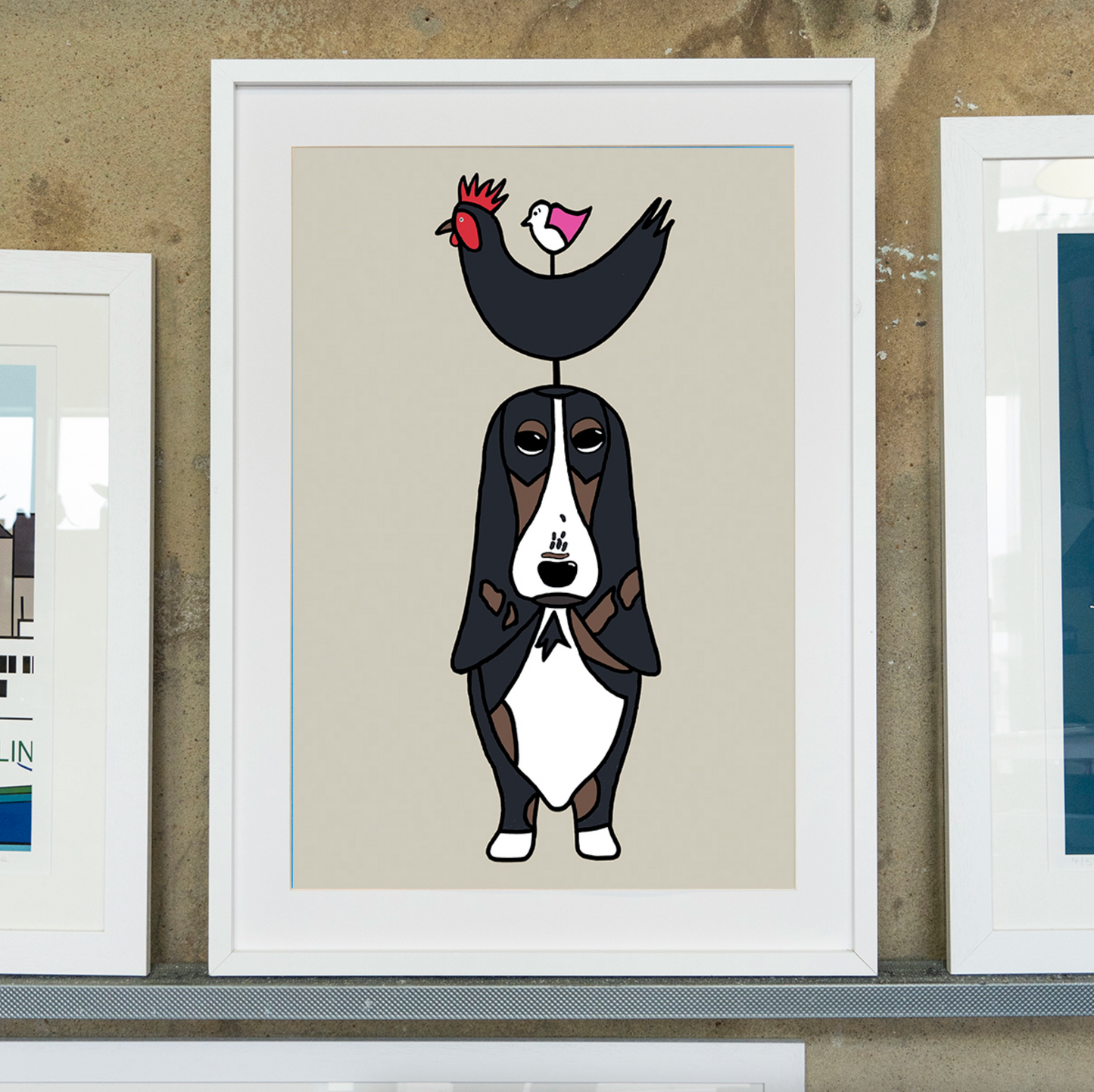 Humphrey - Basset Hound - Poster