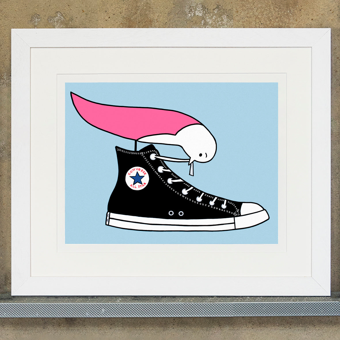 I Love My  Converse - Art Print