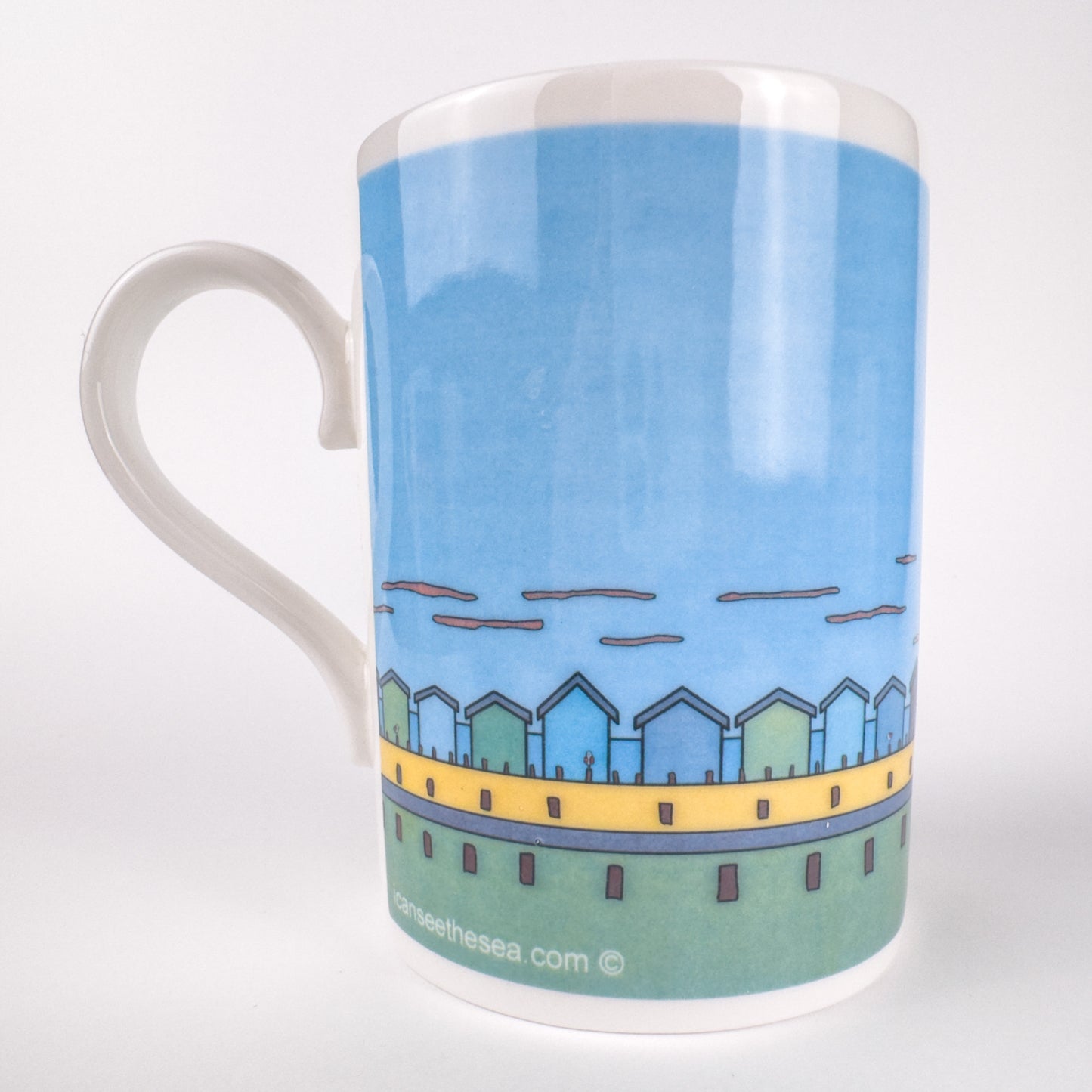 Moonlight Memories - Beach Huts - Mug