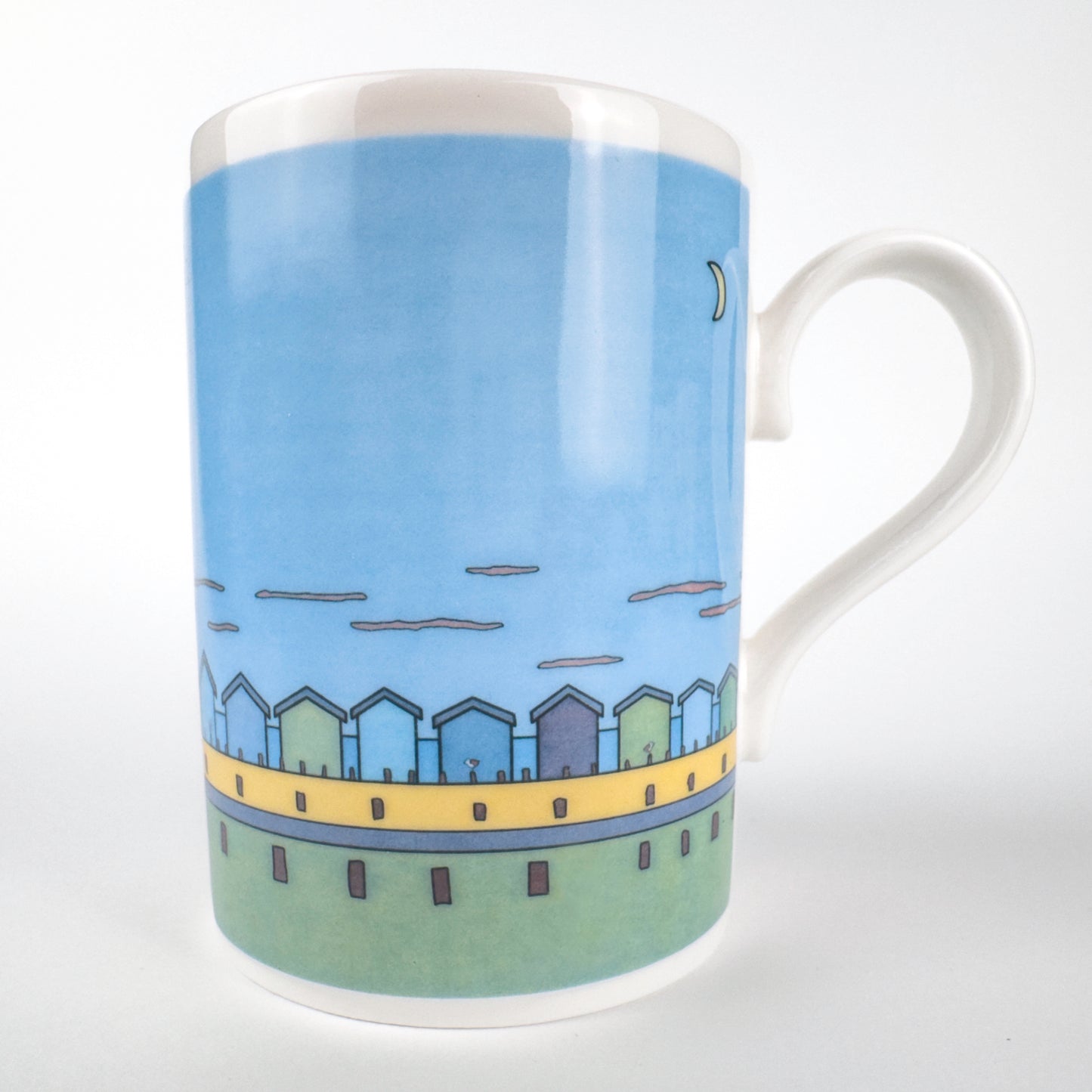 Moonlight Memories - Beach Huts - Mug