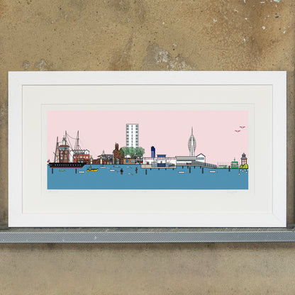 Making Memories - Historic Dockyard, Portsmouth - Art Print