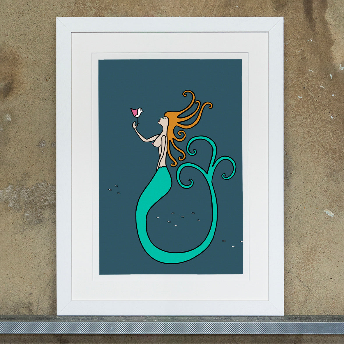 Mermaid Kisses - Art Print