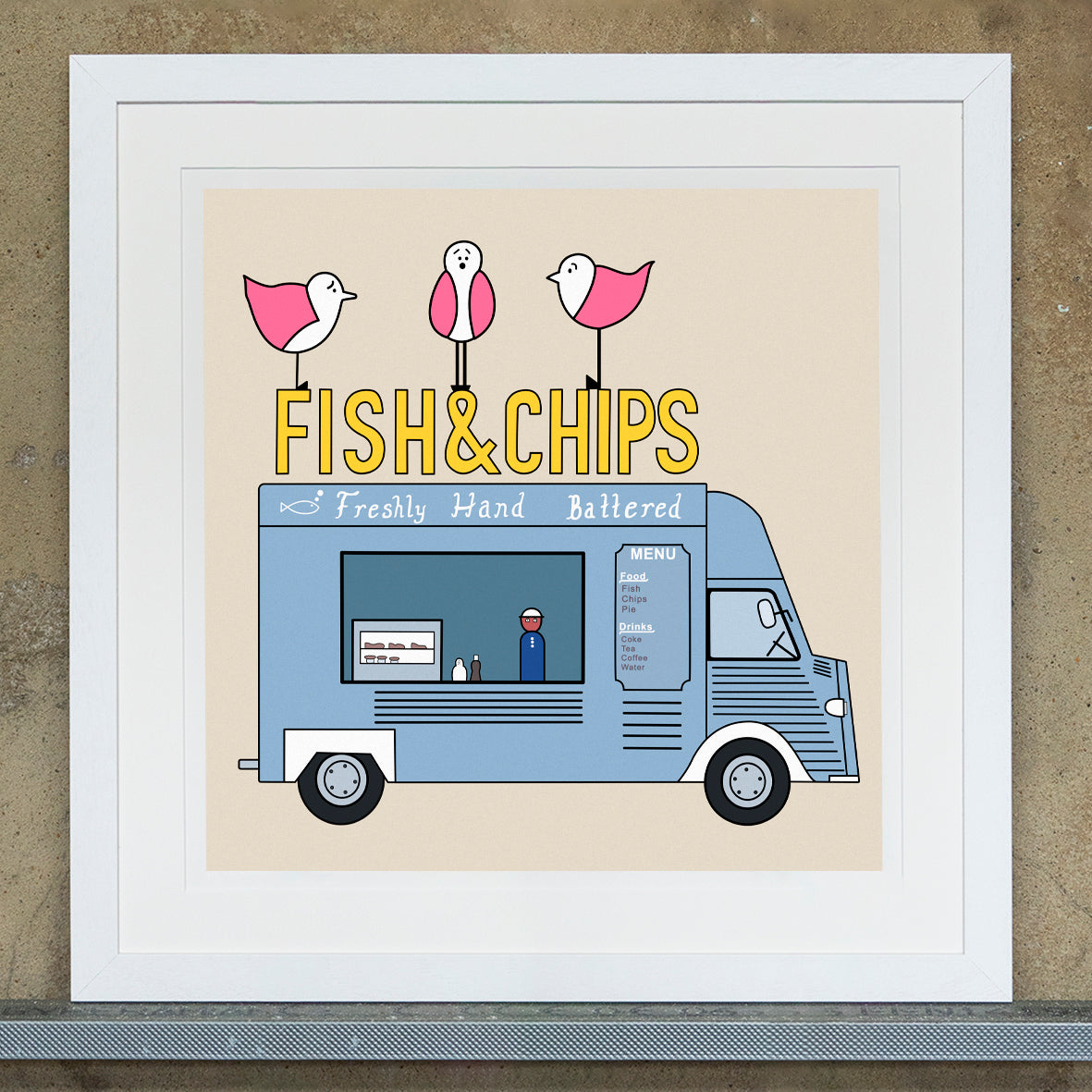 Nothing Better Than Fish & Chips - Art Print