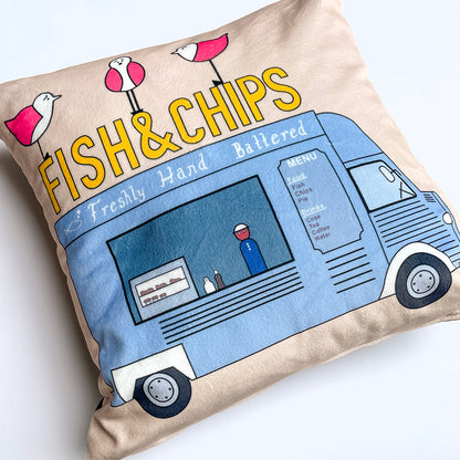 Nothing Better Than Fish & Chips Cushion