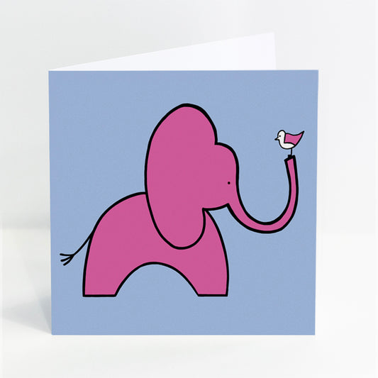 Pink Elephant Card