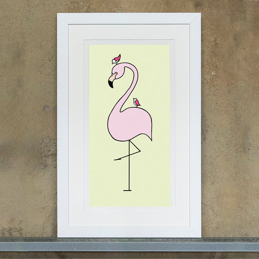 Pink Flamingo & Friends