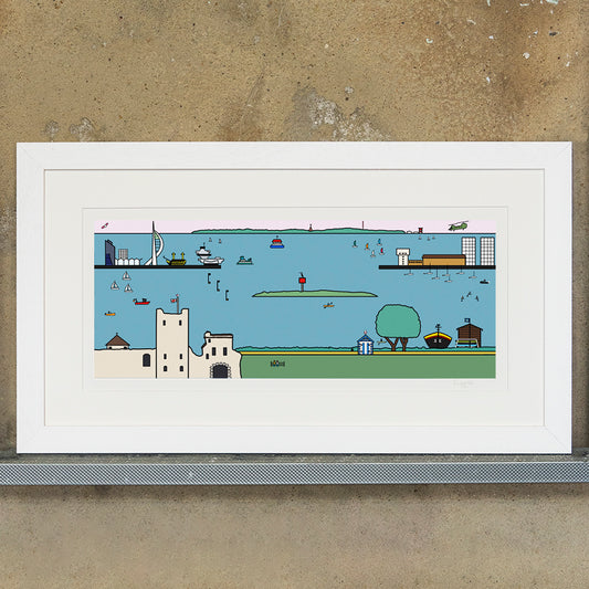 Portchester Castle - Art Print