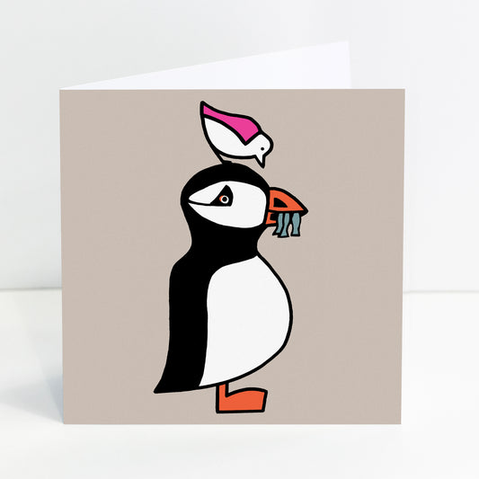 Puffin Love Card