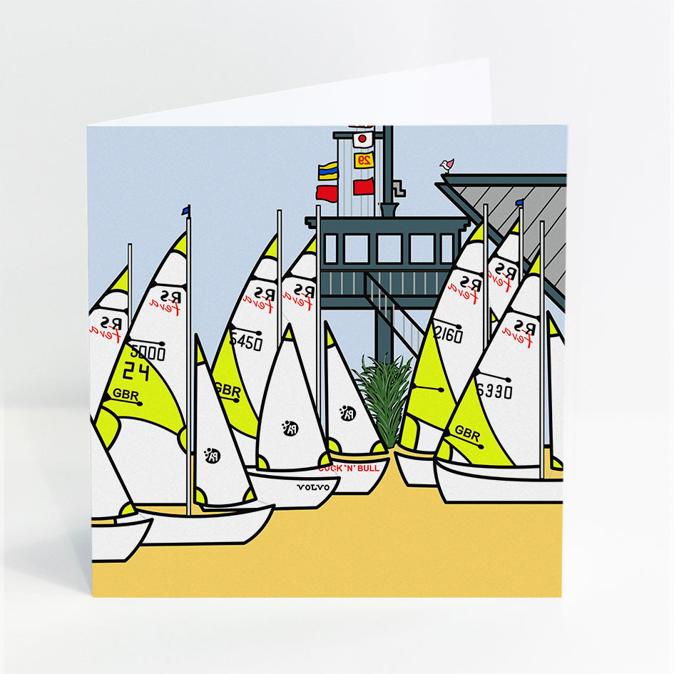 Sailing Feva - Hayling island - Card