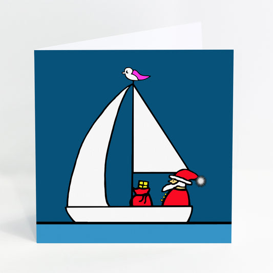 Sailor Santa - Christmas Card