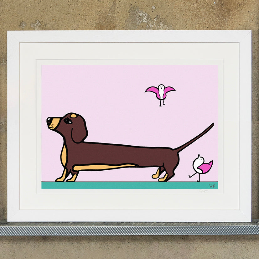 Sausage Dog Poster A2