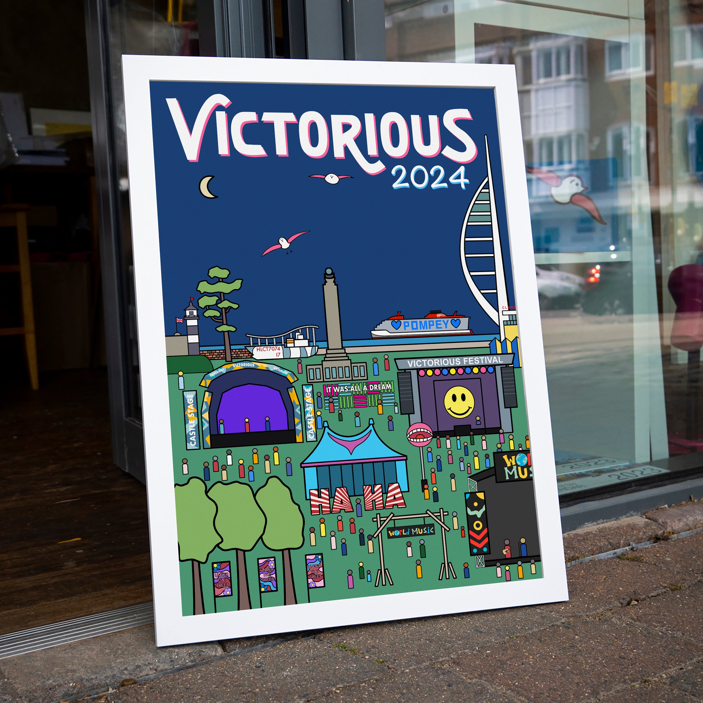 Victorious Festival 2025 Poster icanseethesea Portsmouth