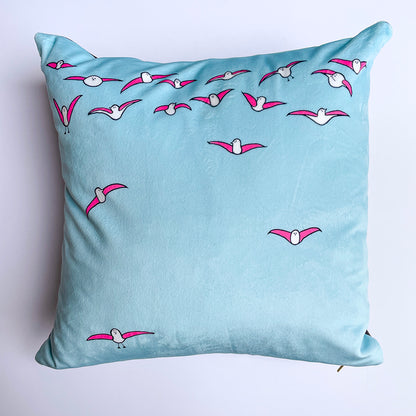 Windsurfing - Flying Seagulls - Cushion