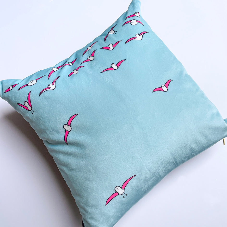 Windsurfing - Flying Seagulls - Cushion