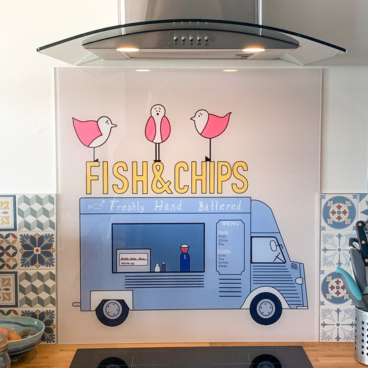 nothing better than fish and chips splashback